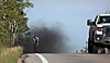 DUCK CREEK, Utah -- A cyclist voiced that he was upset after a truck 'rolled coal' on him during a race Saturday in Duck Creek.